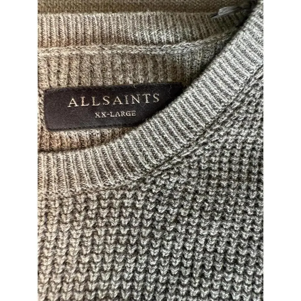 AllSaints Men's Grey Crew Neck Sweater XXL (3109)